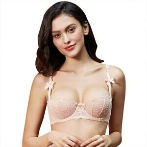 NWOT Varsbaby Women's Bra Pink 32A